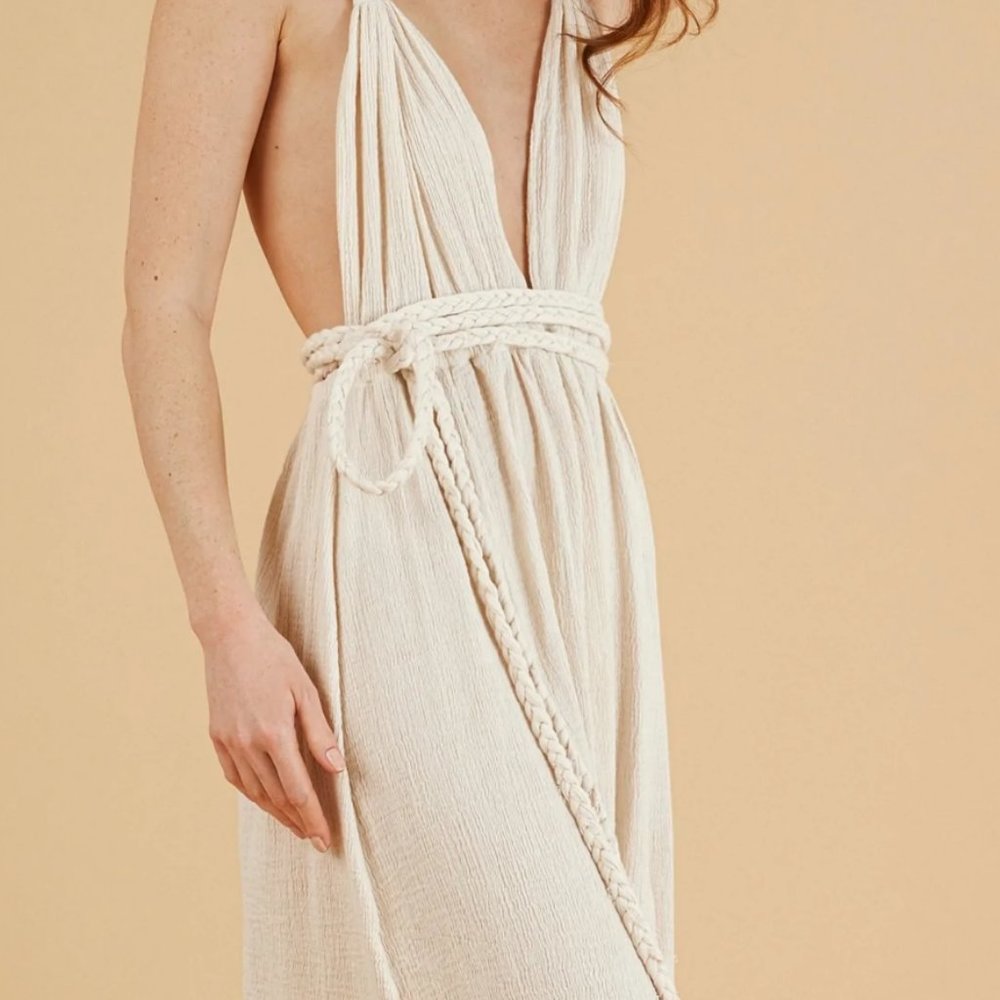 The Handloom from LA Muse Braided Dress - NWOT